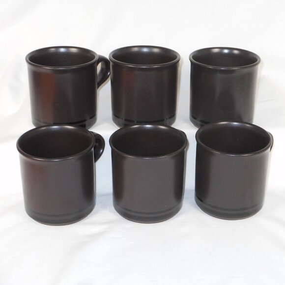 set of 6 stoneware coffee mugs. PFALTZGRAFF USA - Picture 1 of 6